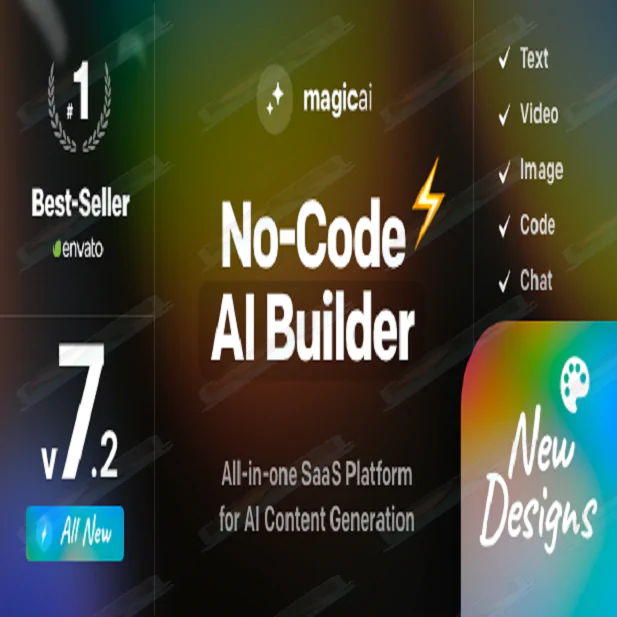 MagicAI - OpenAI Content, Text, Image, Video, Chat, Voice, and Code Generator as SaaS